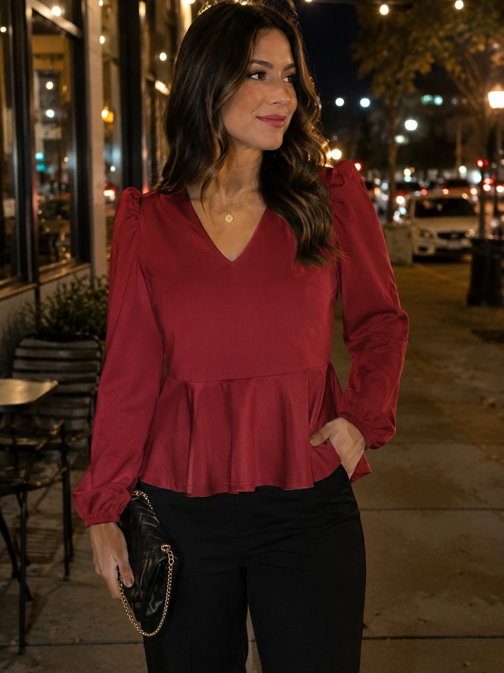 Ashley Stewart -NWT - Peplum Blouse
